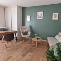 Intérieur du cabinet de L'Embellie Sophro à Mouchin